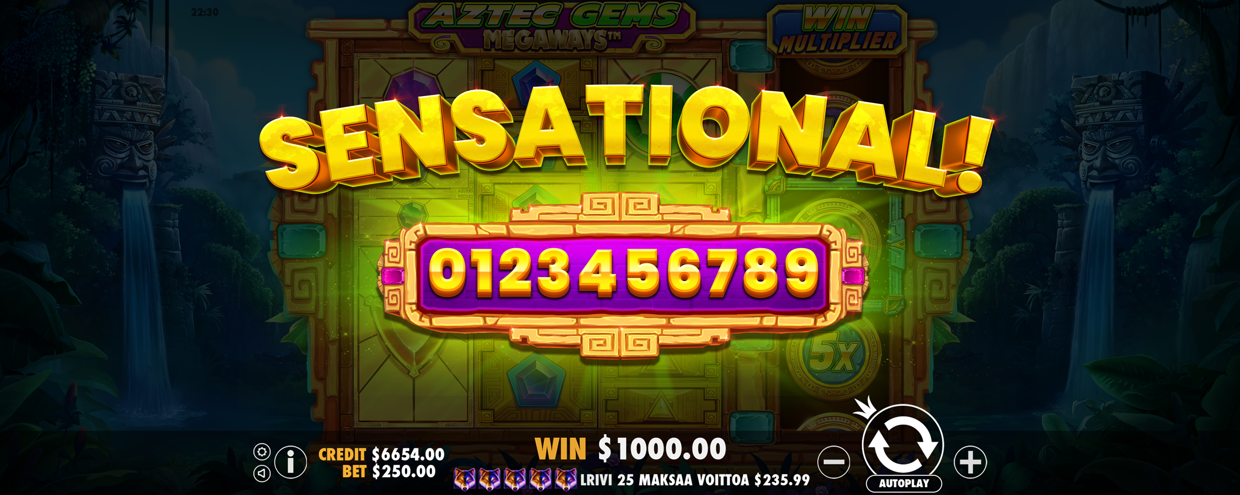 Aztec Gems Megaways™ - screenshot with slot description 6